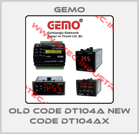 old code DT104A new code DT104AX-big