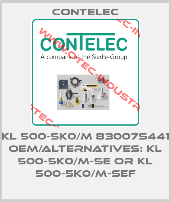 KL 500-5K0/M 83007S441 OEM/alternatives: KL 500-5K0/M-SE or KL 500-5K0/M-SEF-big
