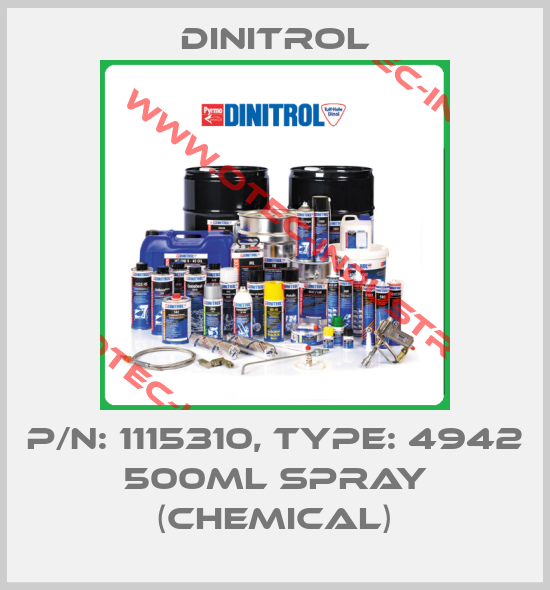 P/N: 1115310, Type: 4942 500ml Spray (chemical)-big