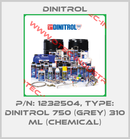 P/N: 1232504, Type: Dinitrol 750 (grey) 310 ml (chemical)-big