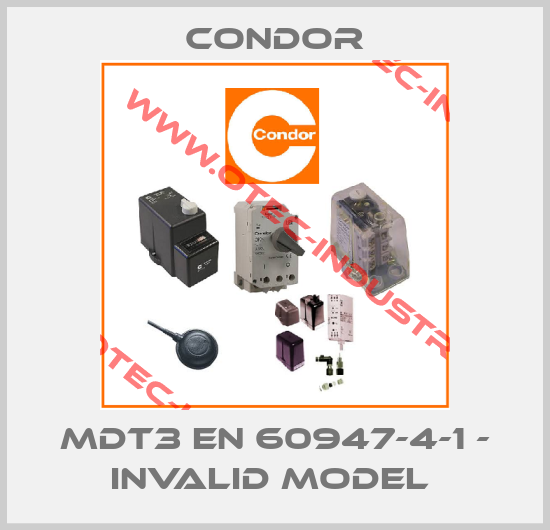 MDT3 EN 60947-4-1 - invalid model -big