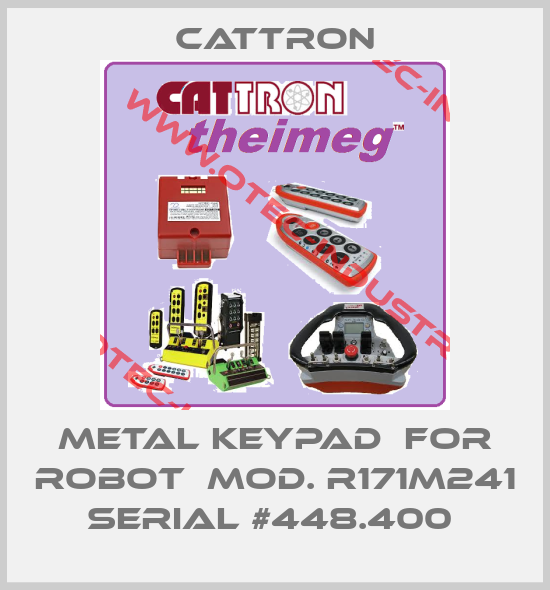 METAL KEYPAD  FOR ROBOT  MOD. R171M241 SERIAL #448.400 -big