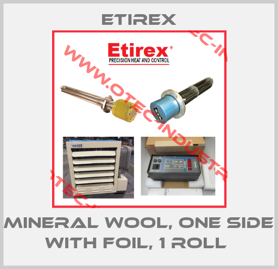 MINERAL WOOL, ONE SIDE WITH FOIL, 1 ROLL -big