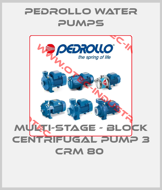 MULTI-STAGE - BLOCK CENTRIFUGAL PUMP 3 CRM 80 -big