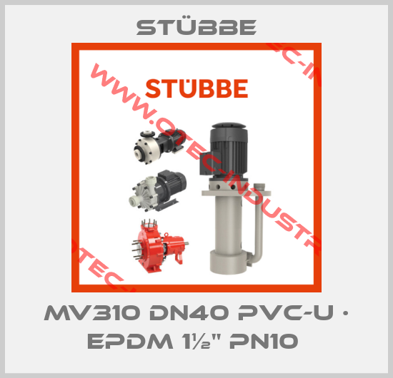 MV310 DN40 PVC-U · EPDM 1½" PN10 -big