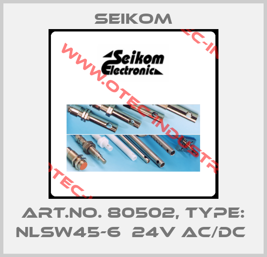 Art.No. 80502, Type: NLSW45-6  24V AC/DC -big