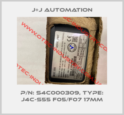 P/N: S4C000309, Type: J4C-S55 F05/F07 17mm-big