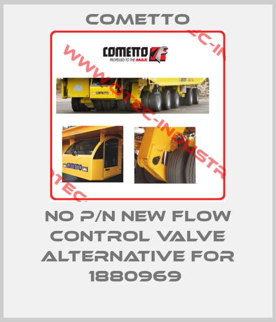NO P/N NEW FLOW CONTROL VALVE ALTERNATIVE FOR 1880969 -big