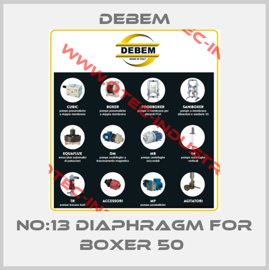 NO:13 DIAPHRAGM FOR BOXER 50 -big