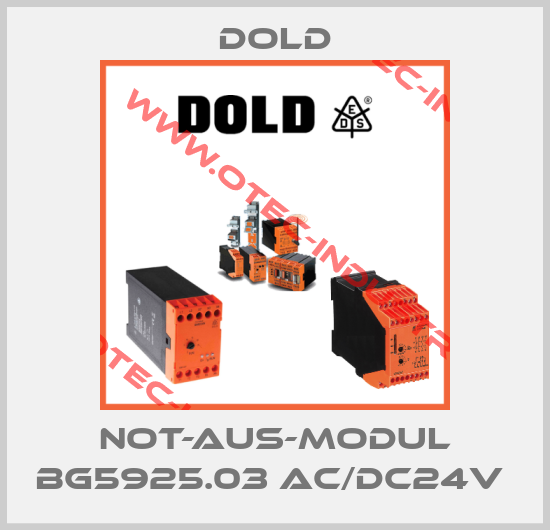 NOT-AUS-MODUL BG5925.03 AC/DC24V -big