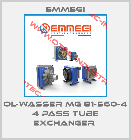 OL-WASSER MG 81-560-4 4 PASS TUBE EXCHANGER -big