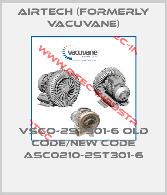 VSCO-2ST301-6 old code/new code ASC0210-2ST301-6-big