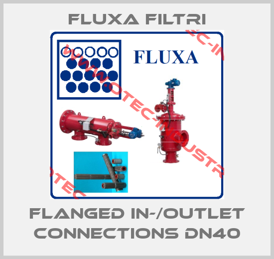 Flanged in-/outlet connections DN40-big