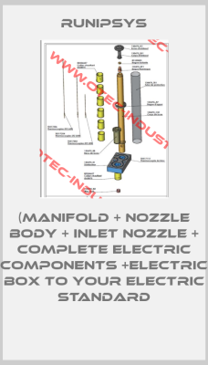 (Manifold + nozzle body + inlet nozzle + complete electric components +electric box to your electric standard-big