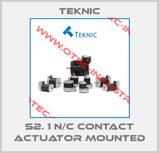 S2. 1 N/C Contact Actuator Mounted-big