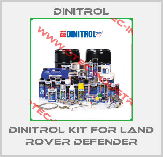 Dinitrol kit for Land Rover Defender-big