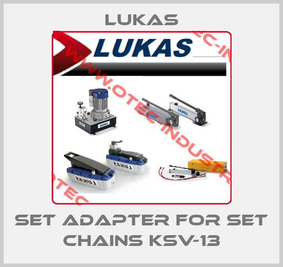 Set adapter for set chains KSV-13-big