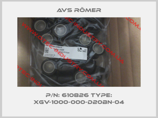 P/N: 610826 Type: XGV-1000-000-D20BN-04-big