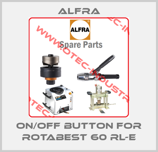 On/off button for Rotabest 60 RL-E-big
