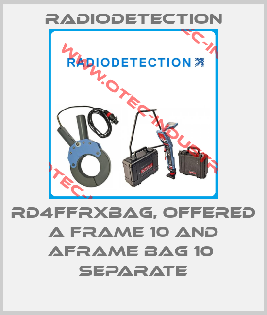 RD4FFRXBAG, offered A Frame 10 and AFrame Bag 10  separate-big