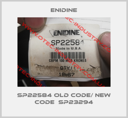 SP22584 old code/ new code  SP23294-big