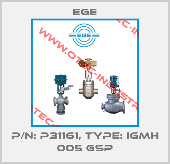 p/n: P31161, Type: IGMH 005 GSP-big