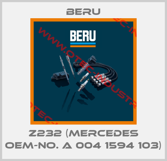 Z232 (Mercedes OEM-no. A 004 1594 103)-big