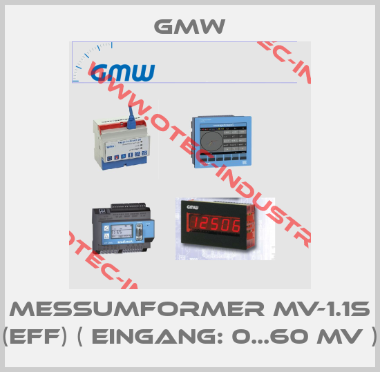 Messumformer MV-1.1s (eff) ( Eingang: 0...60 mV )-big
