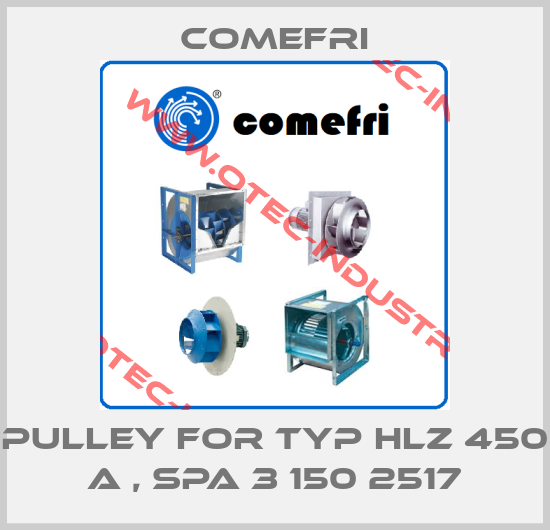 pulley for Typ HLZ 450 A , SPA 3 150 2517-big