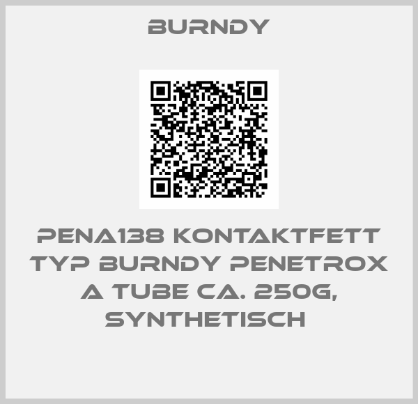 PENA138 KONTAKTFETT TYP BURNDY PENETROX A TUBE CA. 250G, SYNTHETISCH -big