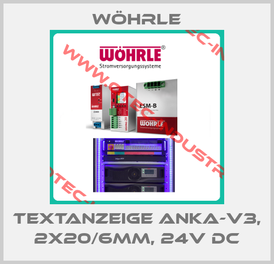 Textanzeige ANKA-V3, 2x20/6mm, 24V DC-big
