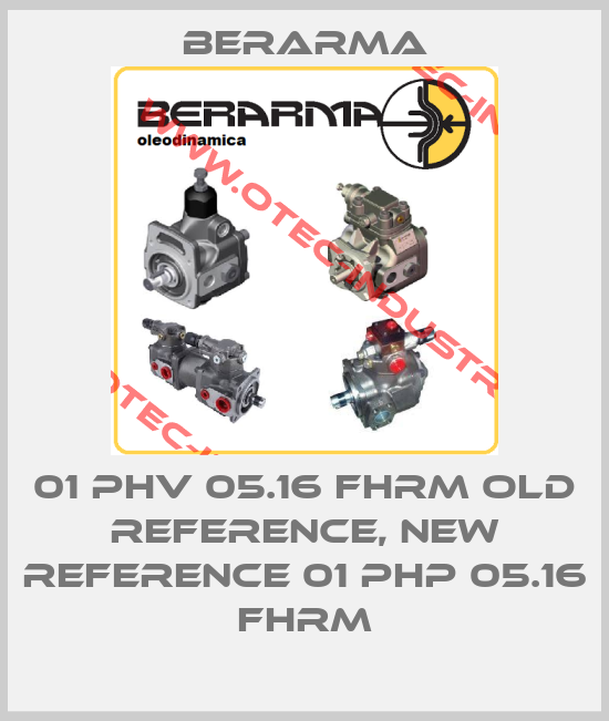 01 PHV 05.16 FHRM old reference, new reference 01 PHP 05.16 FHRM-big