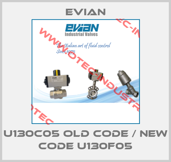 U130C05 old code / new code U130F05-big