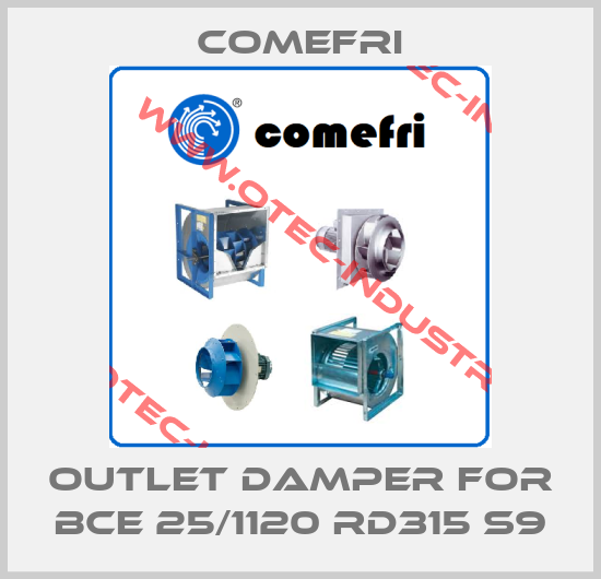 Outlet damper for BCE 25/1120 RD315 S9-big