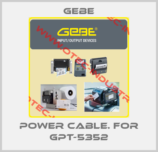 POWER CABLE. FOR GPT-5352-big