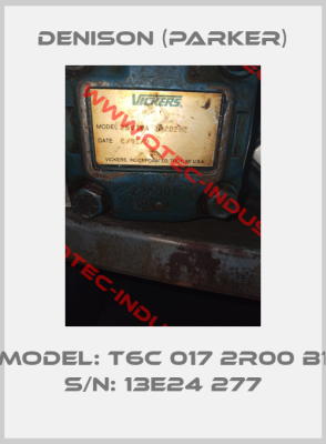 Model: T6C 017 2R00 B1 S/N: 13E24 277-big