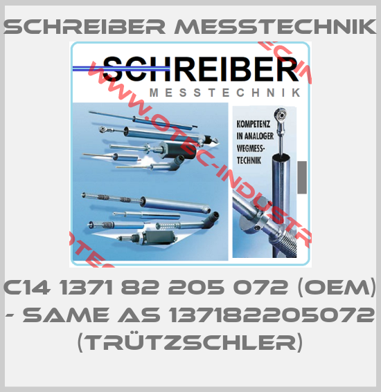 C14 1371 82 205 072 (OEM) - same as 137182205072 (Trützschler)-big