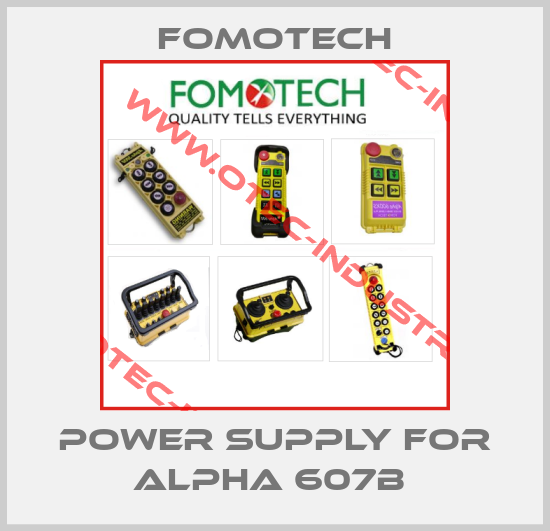 Power supply for Alpha 607B -big
