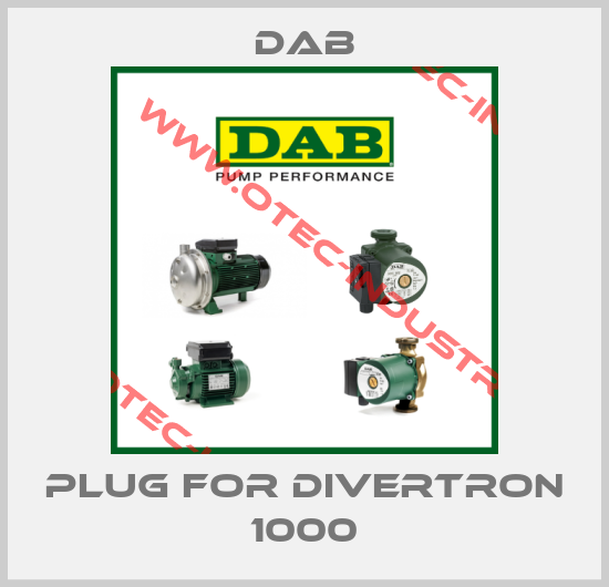 plug for Divertron 1000-big