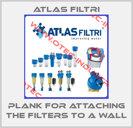 Plank for attaching the filters to a wall-big