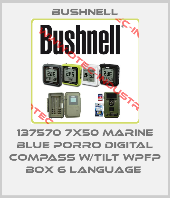 137570 7X50 MARINE BLUE PORRO DIGITAL COMPASS W/TILT WPFP BOX 6 LANGUAGE -big