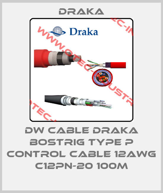 DW cable Draka BOSTRIG TYPE P CONTROL CABLE 12AWG C12PN-20 100m-big