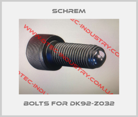 Bolts for DK92-Z032-big