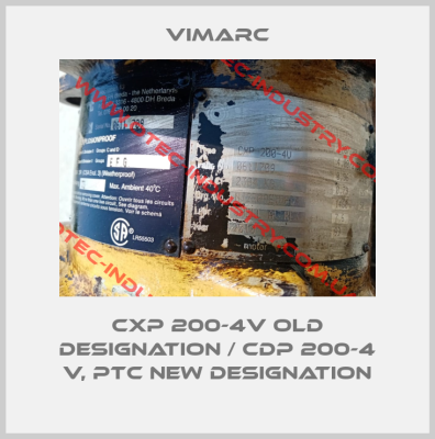 CXP 200-4V old designation / CDP 200-4 V, PTC new designation-big