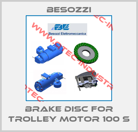 brake disc for trolley motor 100 s-big