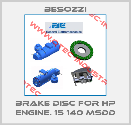 brake disc for hp engine. 15 140 msdd-big