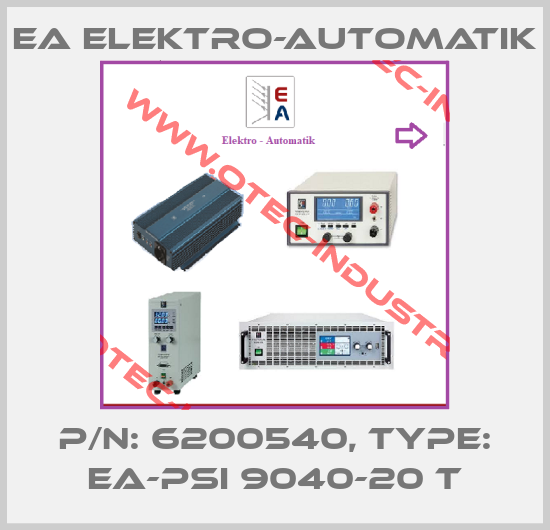P/N: 6200540, Type: EA-PSI 9040-20 T-big