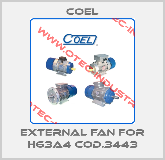 External fan for H63A4 cod.3443-big