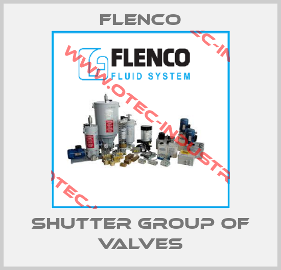 Shutter group of valves-big