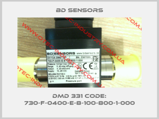 DMD 331 Code: 730-F-0400-E-8-100-800-1-000-big